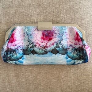 TED BAKER Watercolor floral clutch